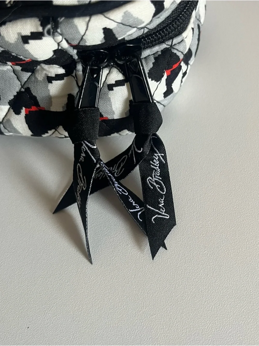 Vera Bradley black & white Scottie Dog makeup or jewelry bag, never used - Picture 3 of 8